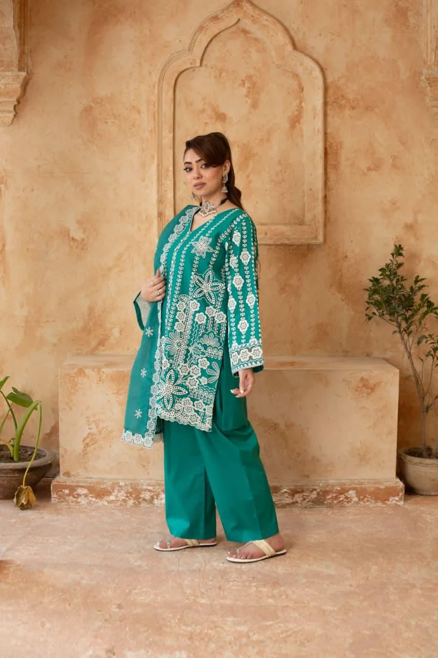 Roha (Teal) - 3Pc