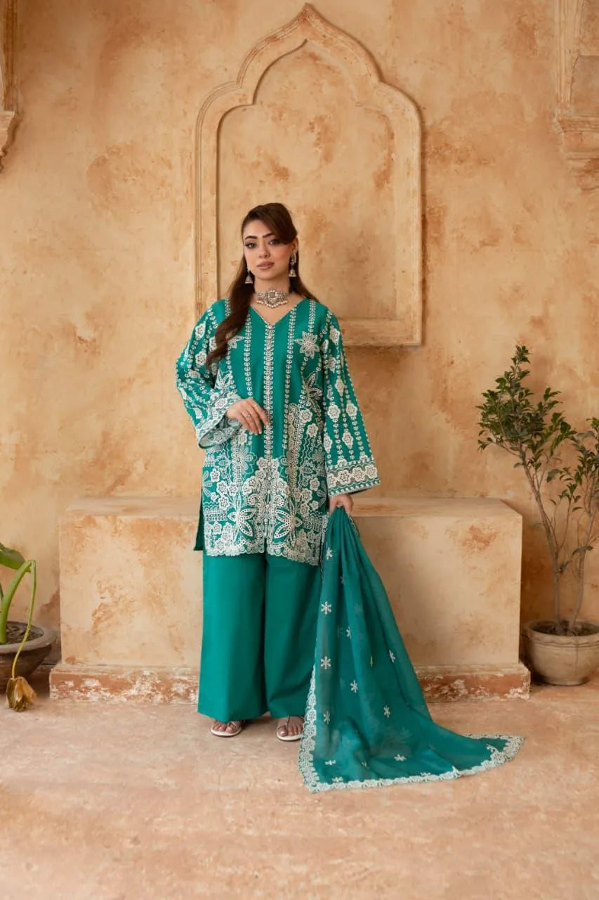 Roha (Teal) - 3Pc
