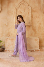 Naqsh (lavender) - 3Pc