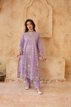 Naqsh (lavender) - 3Pc