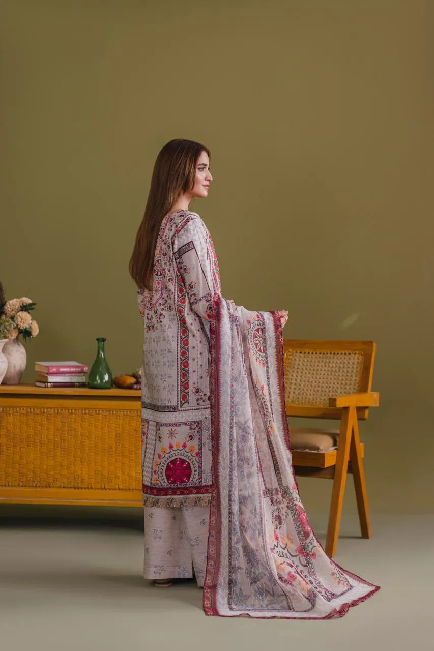 Raani (Embroidered) - 3Pc