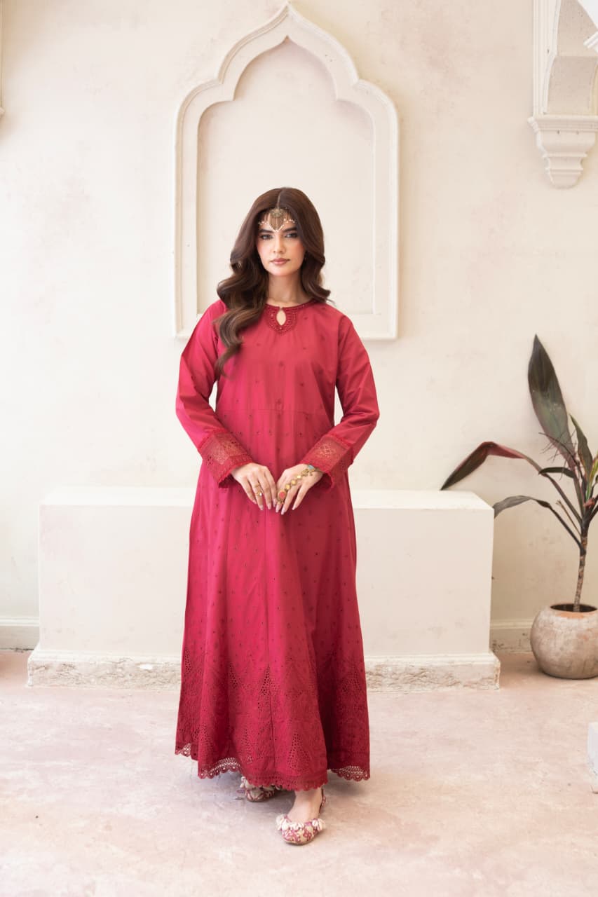Baharaa (Crimson red) - 3Pc