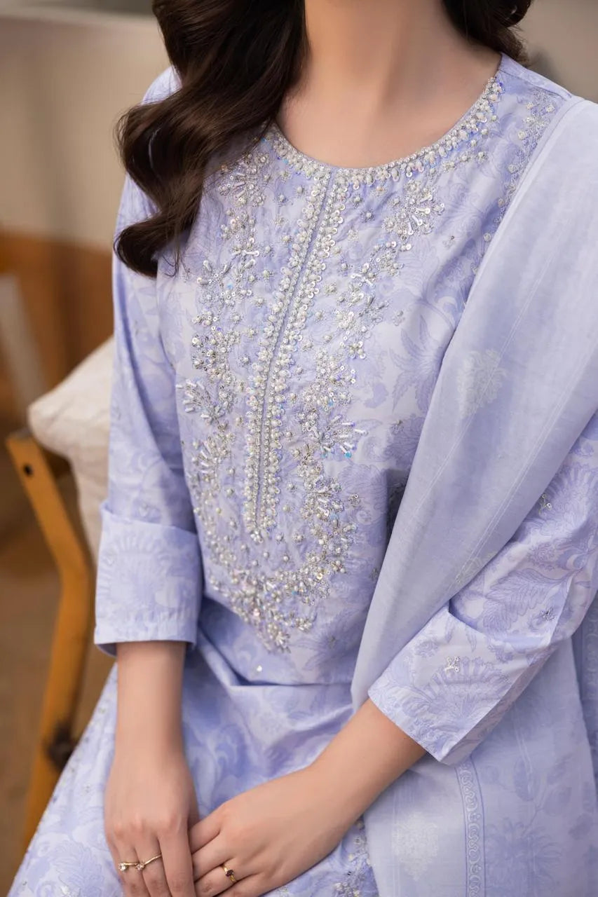 Lunar (Embroidered) - 3Pc