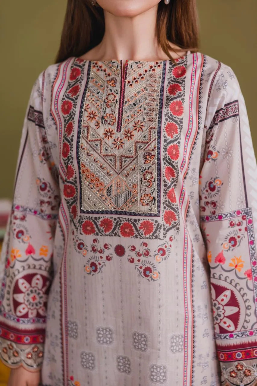 Raani (Embroidered) - 3Pc