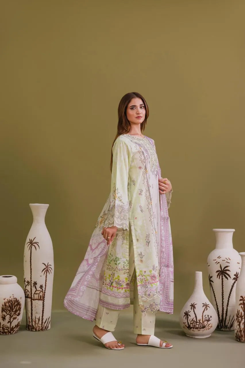 Rangoon (Embroidered) - 3Pc
