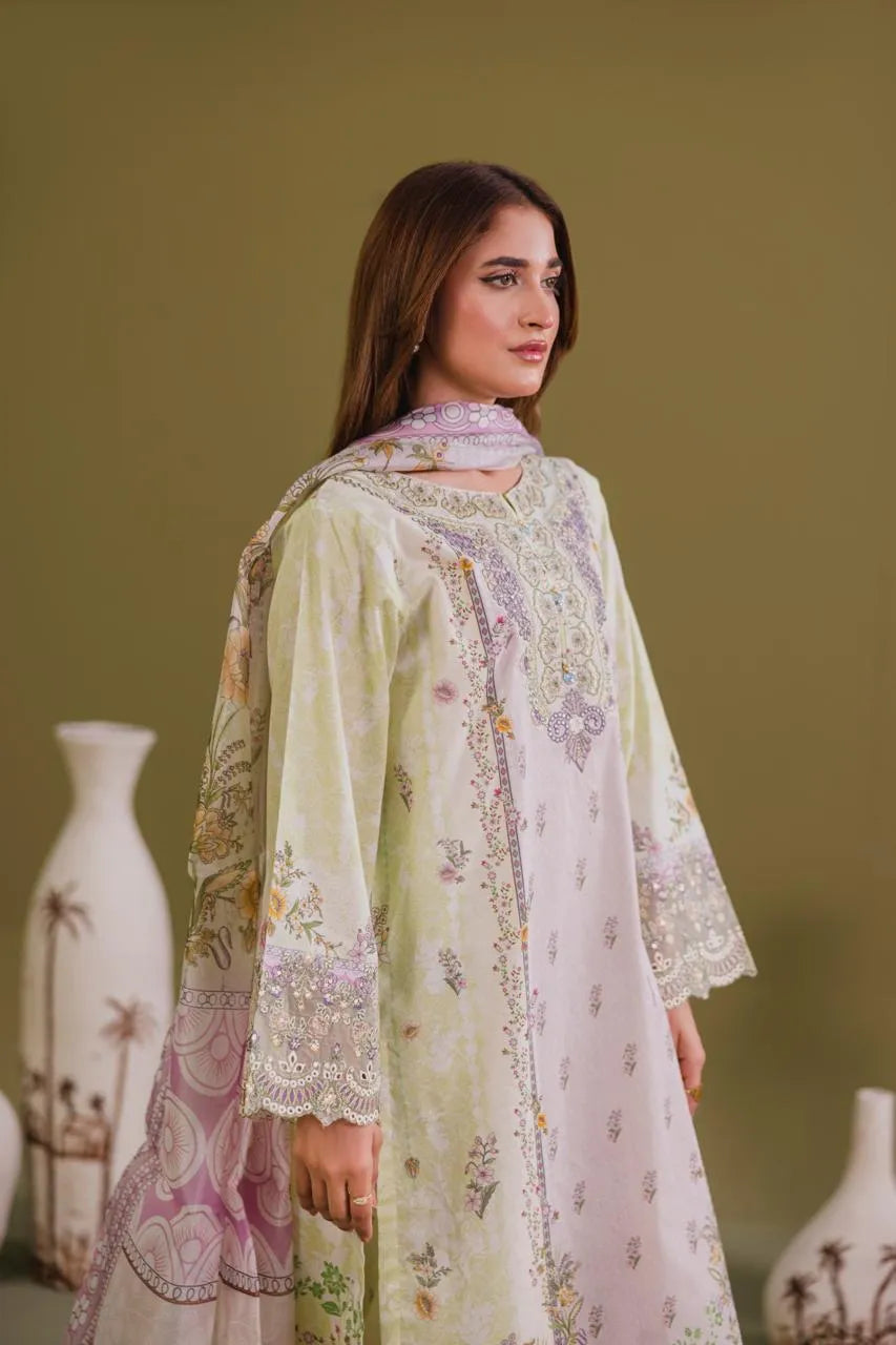 Rangoon (Embroidered) - 3Pc