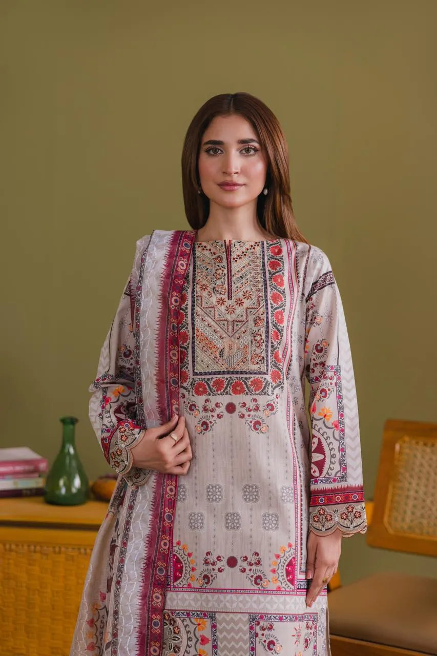 Raani (Embroidered) - 3Pc