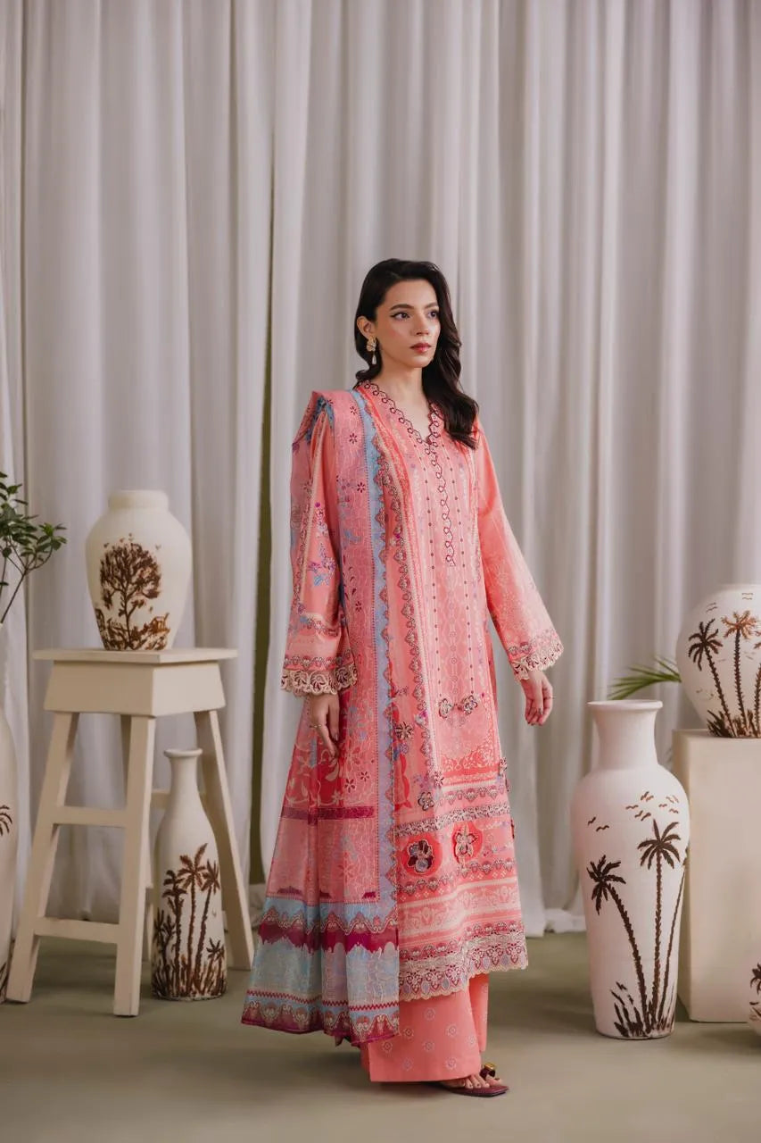Bano (Embroidered) - 3Pc