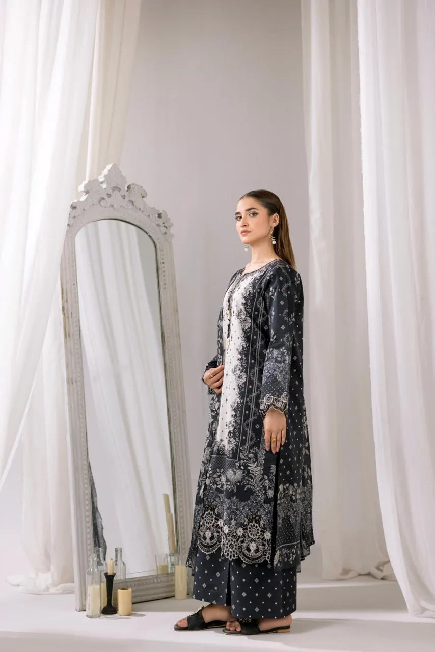 Angaare(Embroidered) - 3Pc
