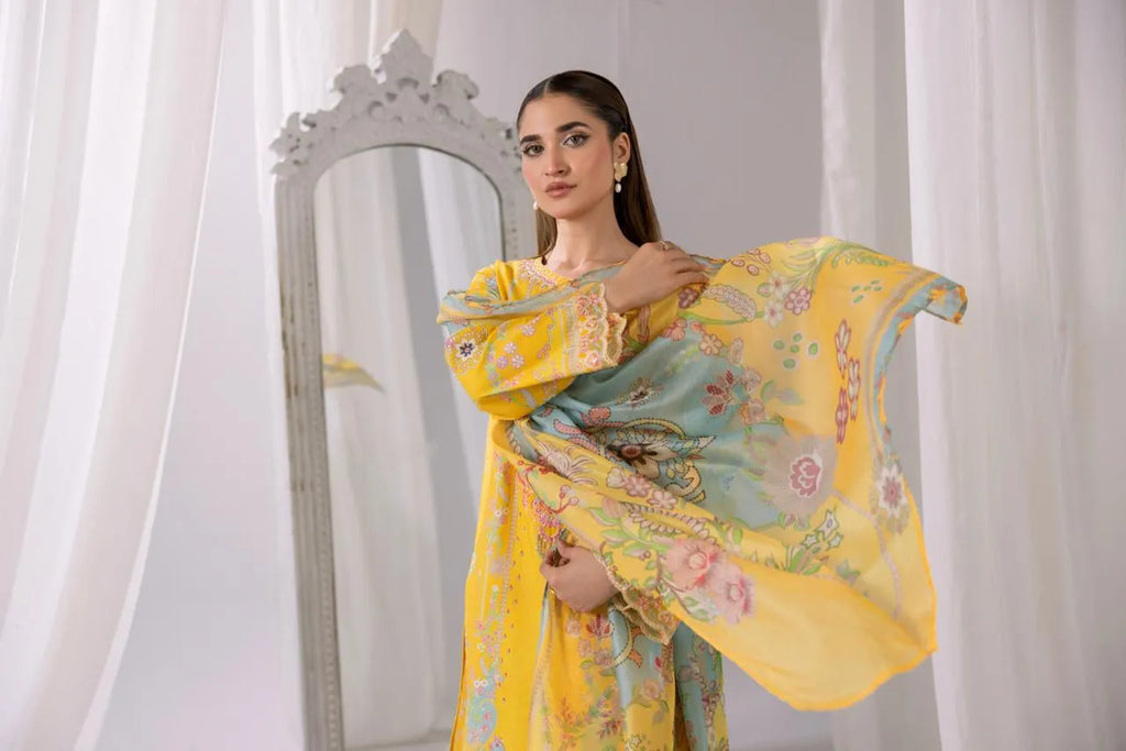 Roohi (Embroidered) - 3Pc