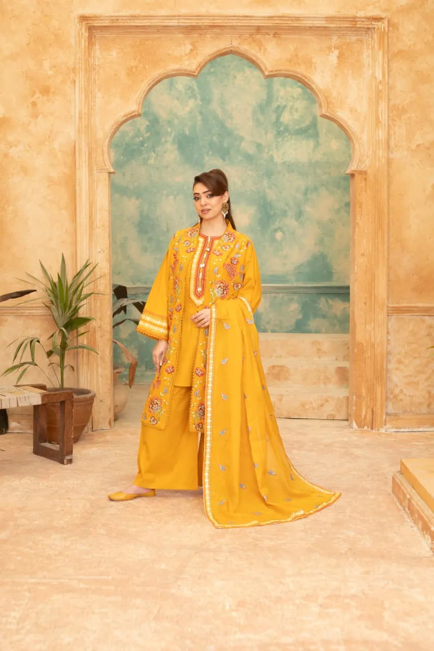 Aura (Mustard) - 4Pc