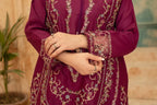 Dastaan (Plum) - 3Pc