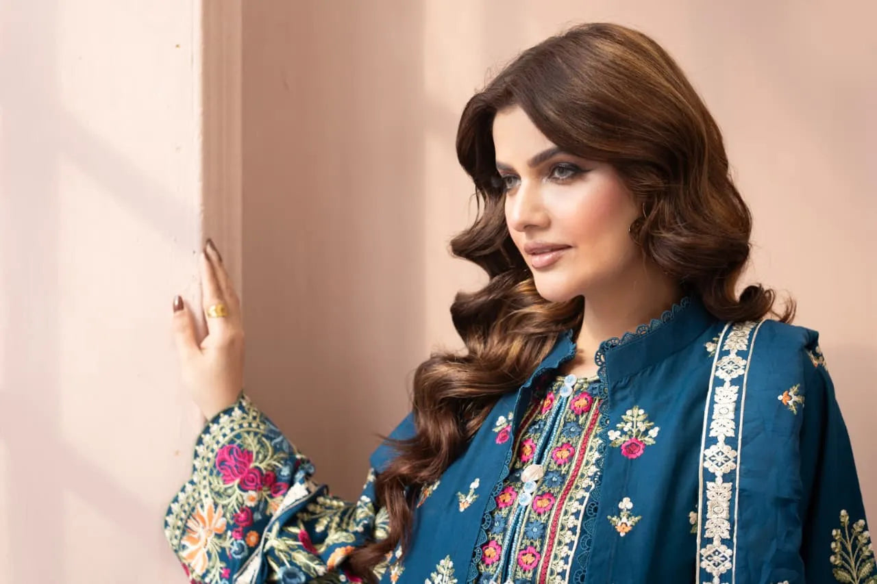 ELARA (Petrol Blue) - 4Pc