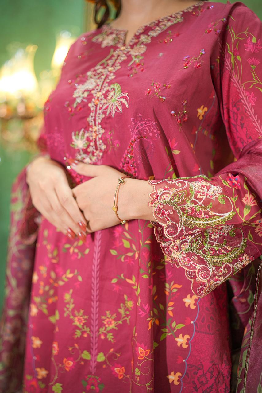 Rang e Ishq (Embroidered) - 3Pc