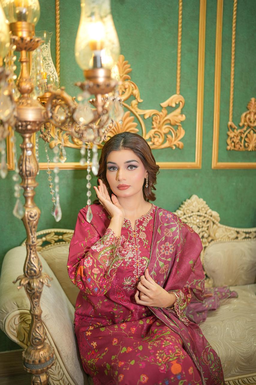 Rang e Ishq (Embroidered) - 3Pc
