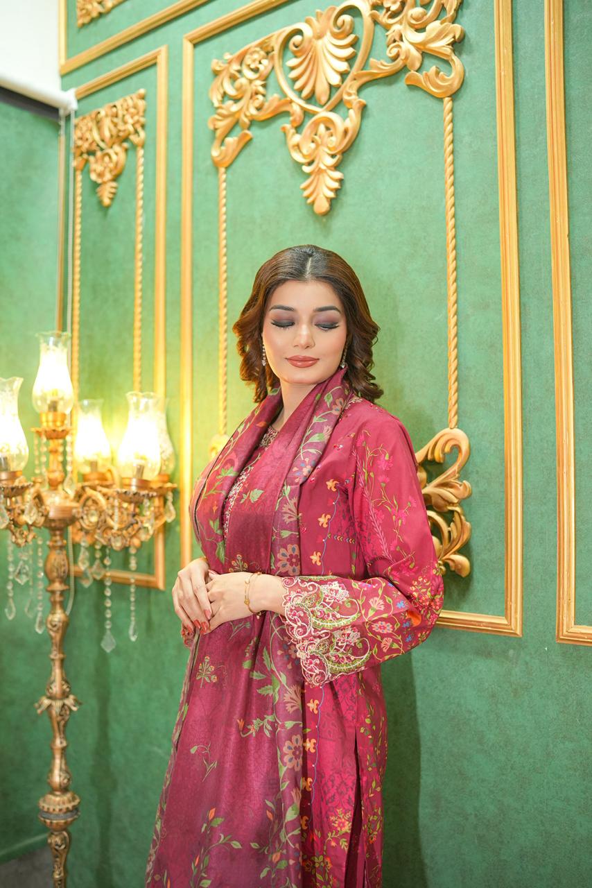 Rang e Ishq (Embroidered) - 3Pc