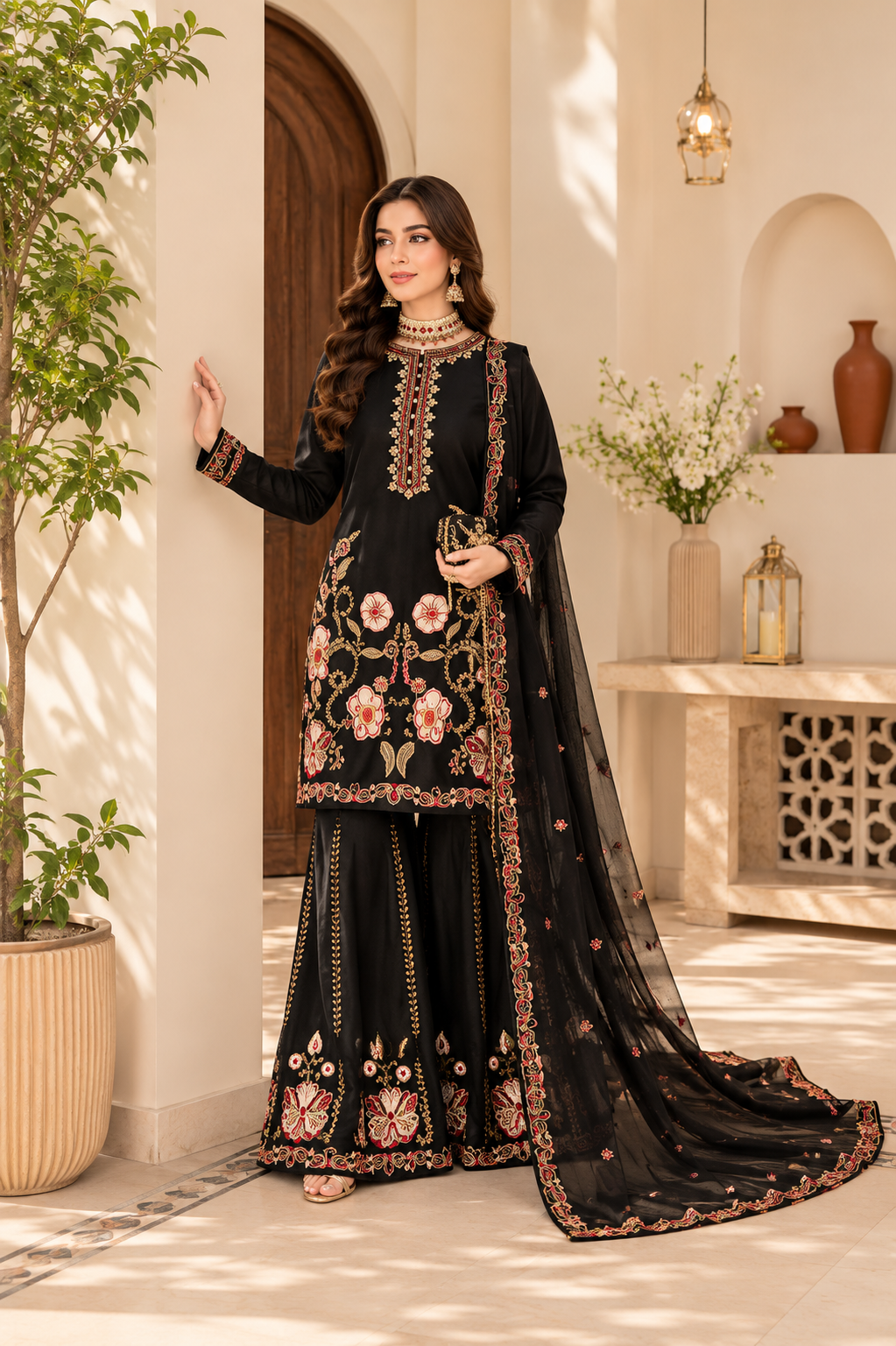 Nagar (Black) - 3Pc